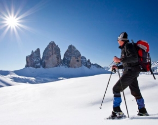  佩西瓦兰德里的雪鞋徒步旅行
